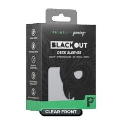Palms Off Gaming - BLACKout Deck Sleeves - Standard - 100pc - CLEAR