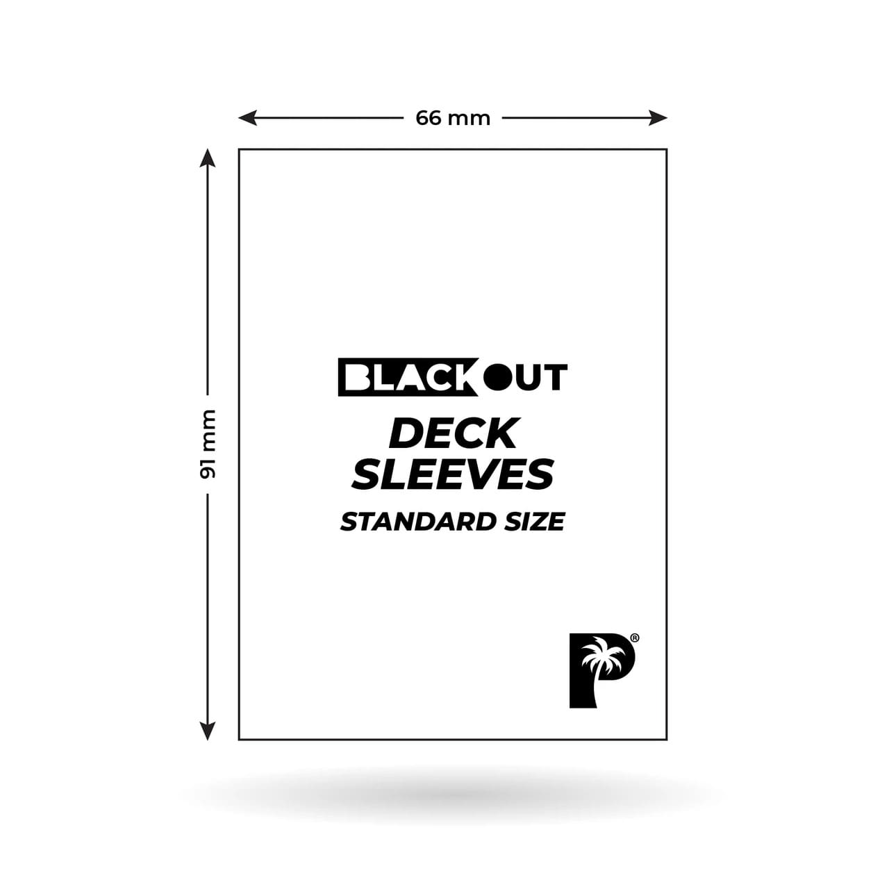 Palms Off Gaming - BLACKout Deck Sleeves - Standard - 100pc - GREEN - Image 3