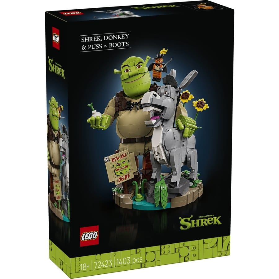 Icons - Shrek, Donkey & Puss in Boots