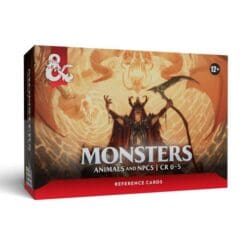 D&D Reference Cards - Monsters: Animals and NPCs (CR 0-5)