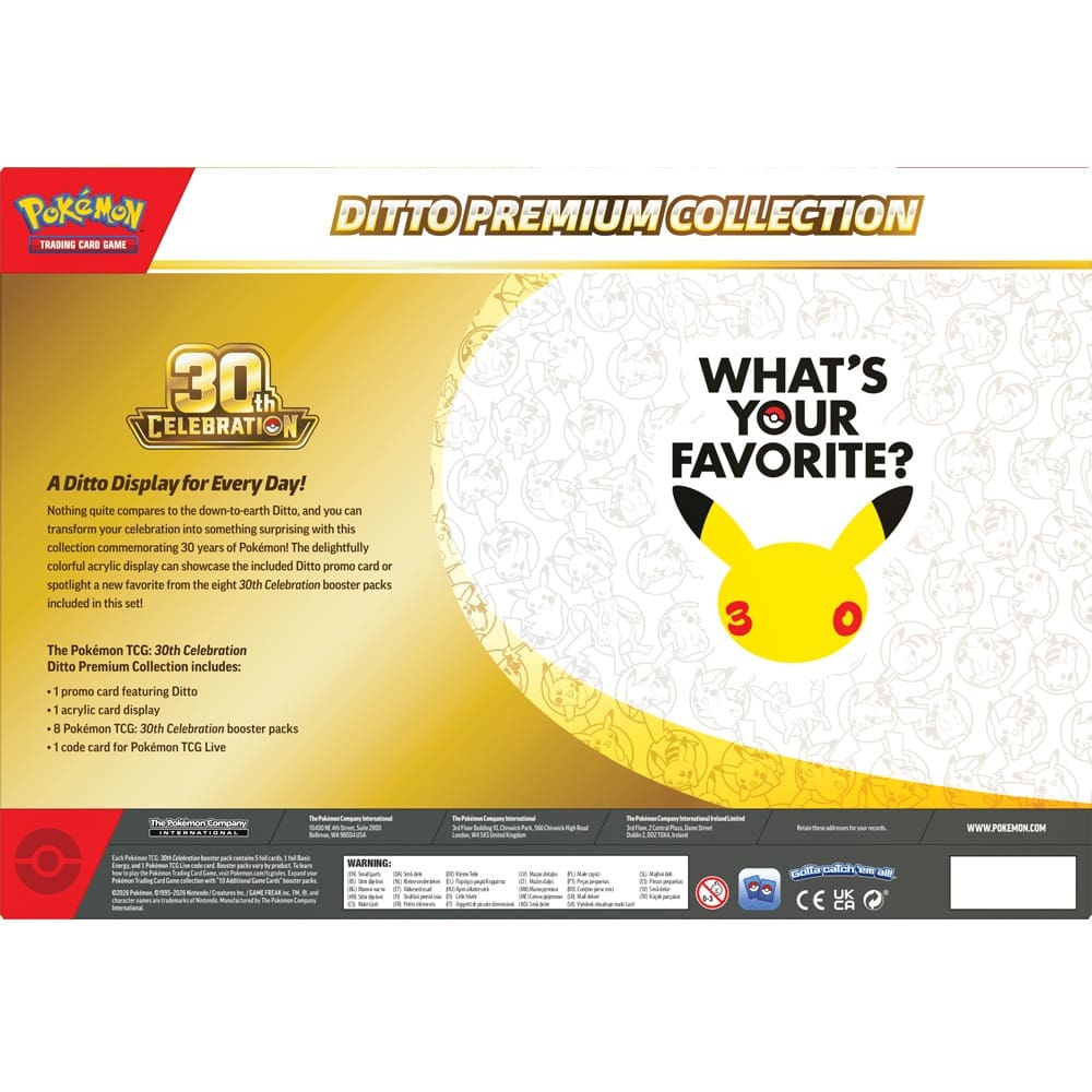 Pokemon - 30th Celebration - Ditto Premium Collection - Image 3