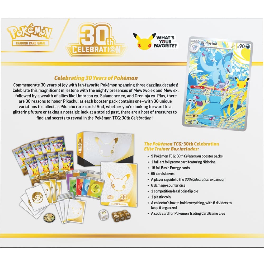 Pokemon - 30th Celebration - Elite Trainer Box - Image 4
