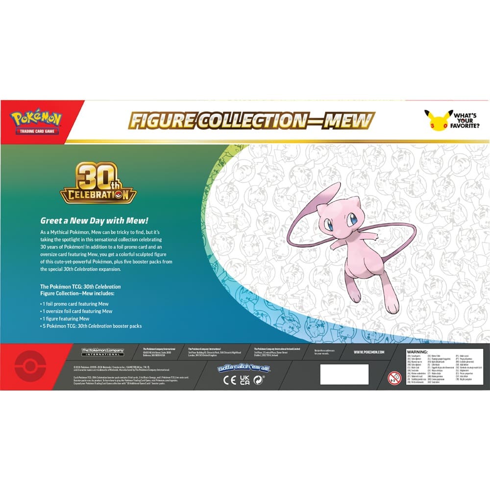 Pokemon - 30th Celebration - Figure Collection Mew OR Mewtwo - Image 6