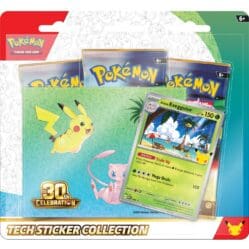 Pokemon - 30th Celebration - Tech Sticker Blister