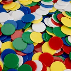 Game Counters Plastic - 22mm - Individual