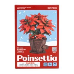 Wood Bloom - Poinsettia