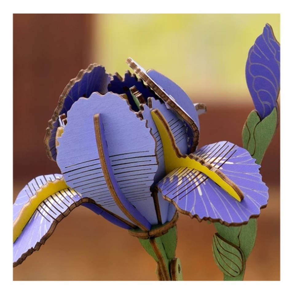 Wood Bloom - Purple Iris - Image 3