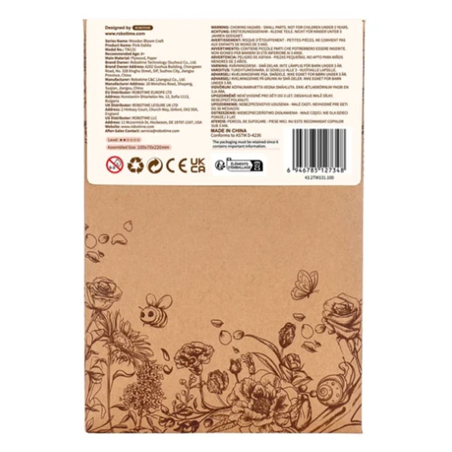 Wood Bloom - Pink Dahlia - Image 4