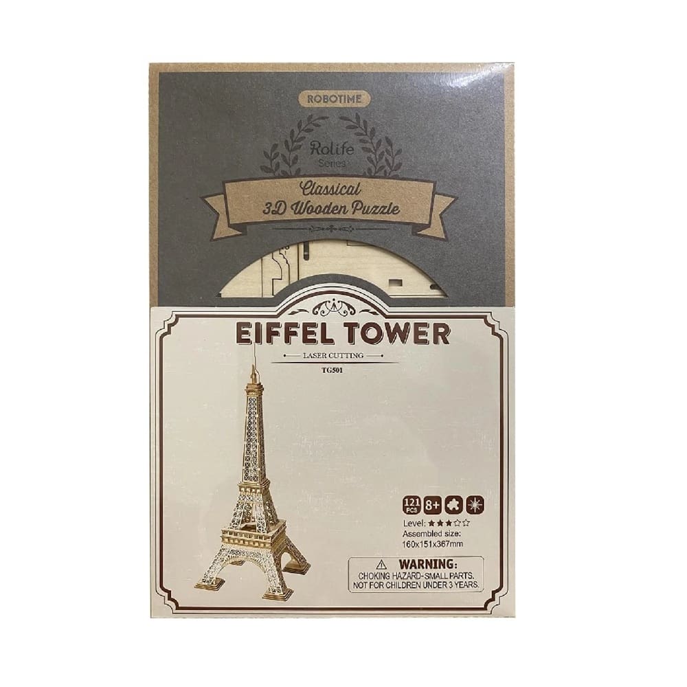 Classical 3D Wooden - Eiffel Tower