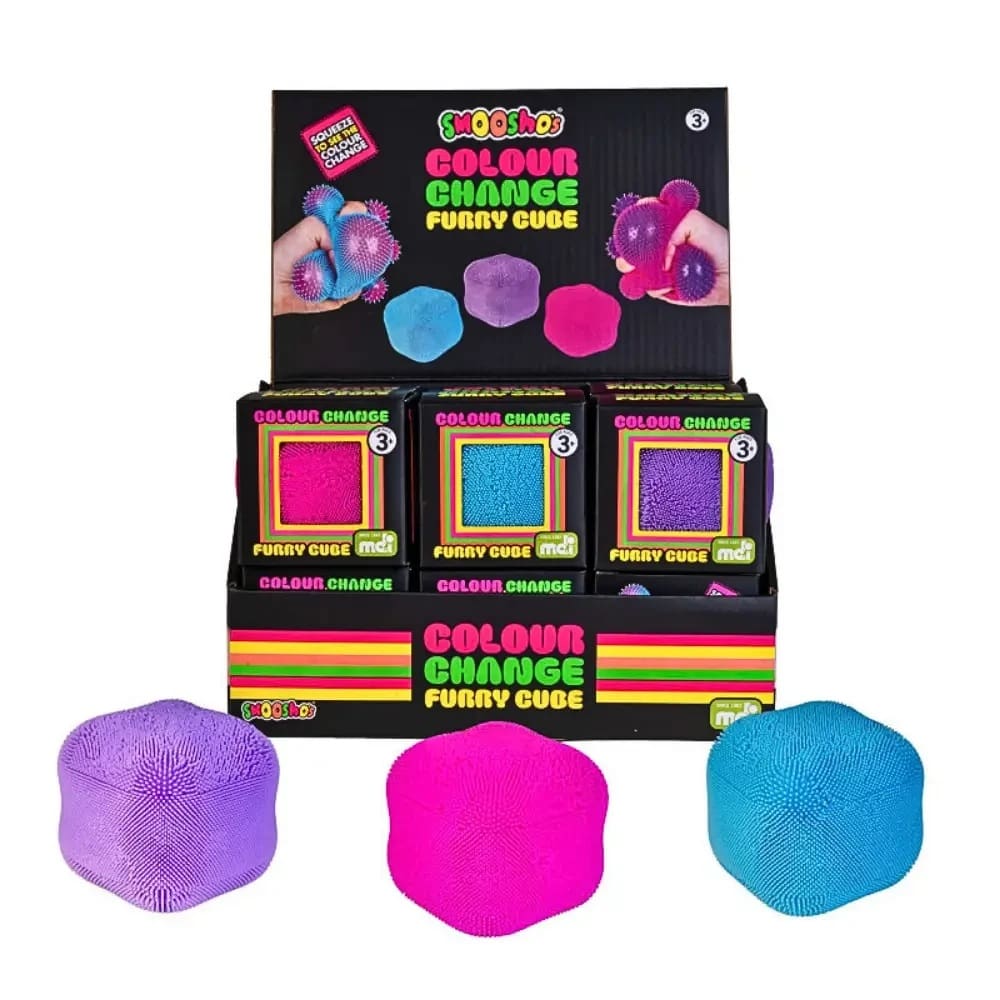 Smooshos Colour Change Furry Cube
