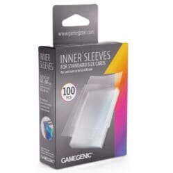 Gamegenic Inner Card Sleeves (64mm x 89mm) (100 Sleeves Per Pack)