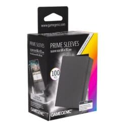 Gamegenic Prime Card Sleeves - Black (66 x 91mm) (100 Sleeves Per Pack)