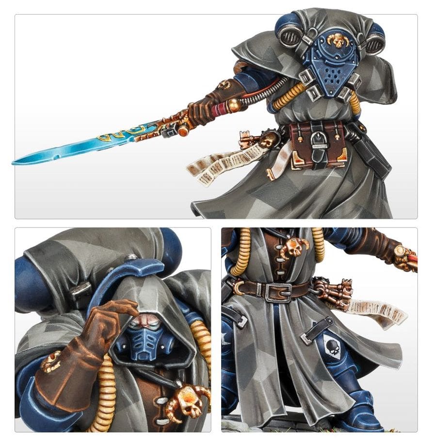 48-67 Space Marines: Librarian in Phobos Armour - Image 3